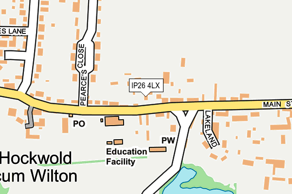 IP26 4LX map - OS OpenMap – Local (Ordnance Survey)