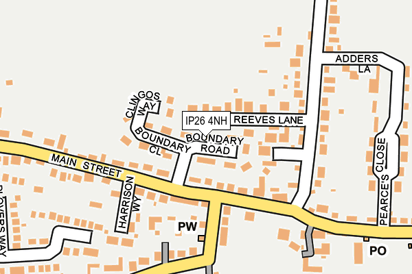 IP26 4NH map - OS OpenMap – Local (Ordnance Survey)
