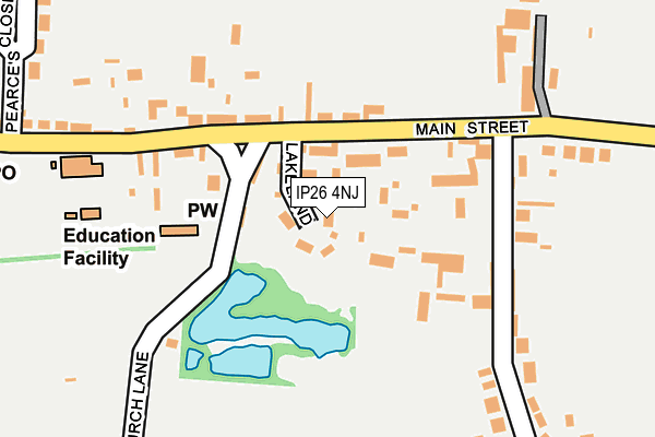 IP26 4NJ map - OS OpenMap – Local (Ordnance Survey)
