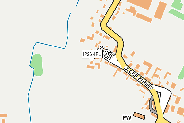 IP26 4PL map - OS OpenMap – Local (Ordnance Survey)