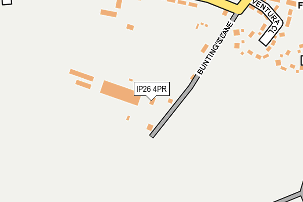 IP26 4PR map - OS OpenMap – Local (Ordnance Survey)