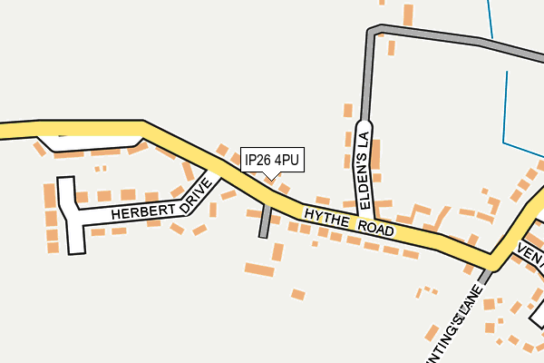IP26 4PU map - OS OpenMap – Local (Ordnance Survey)