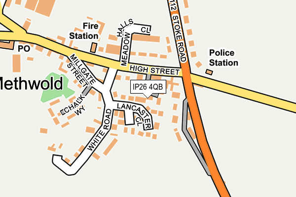 IP26 4QB map - OS OpenMap – Local (Ordnance Survey)