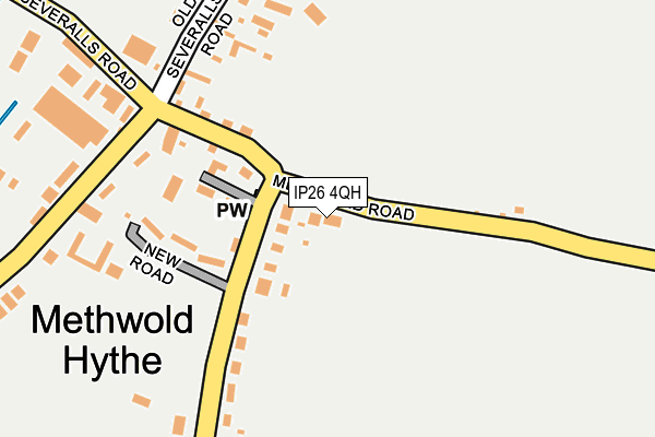 IP26 4QH map - OS OpenMap – Local (Ordnance Survey)