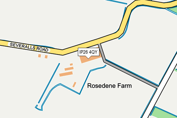 IP26 4QY map - OS OpenMap – Local (Ordnance Survey)