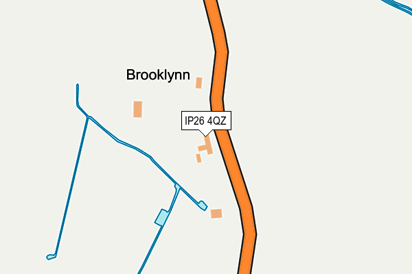 IP26 4QZ map - OS OpenMap – Local (Ordnance Survey)