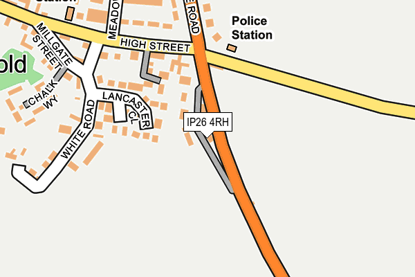 IP26 4RH map - OS OpenMap – Local (Ordnance Survey)