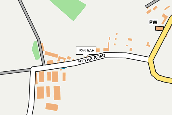 IP26 5AH map - OS OpenMap – Local (Ordnance Survey)