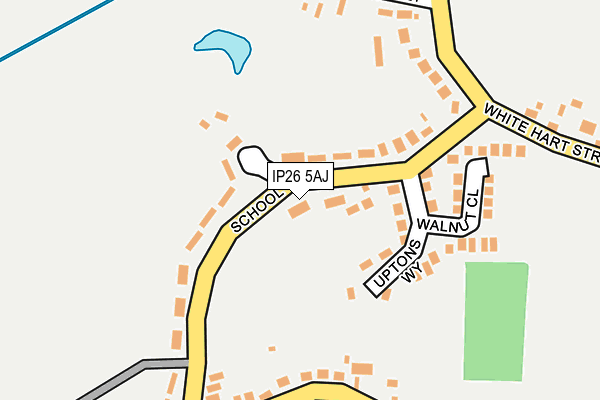 IP26 5AJ map - OS OpenMap – Local (Ordnance Survey)