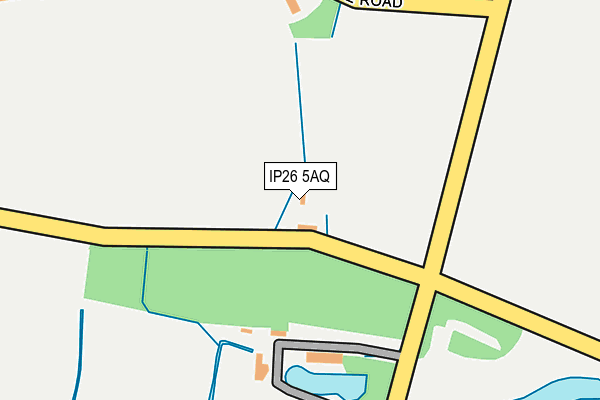 IP26 5AQ map - OS OpenMap – Local (Ordnance Survey)