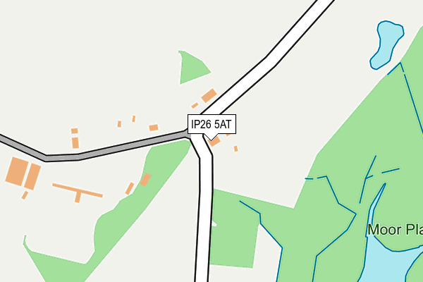 IP26 5AT map - OS OpenMap – Local (Ordnance Survey)