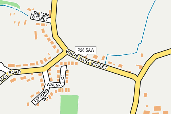 IP26 5AW map - OS OpenMap – Local (Ordnance Survey)