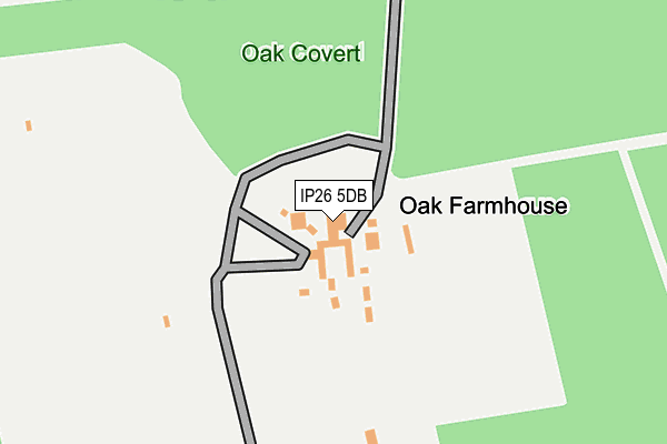 IP26 5DB map - OS OpenMap – Local (Ordnance Survey)