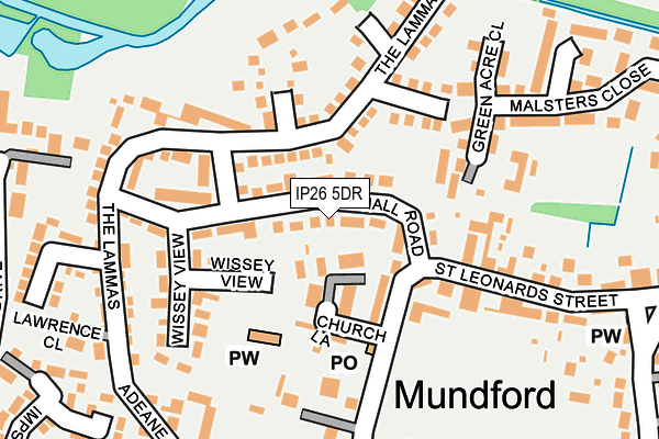 IP26 5DR map - OS OpenMap – Local (Ordnance Survey)