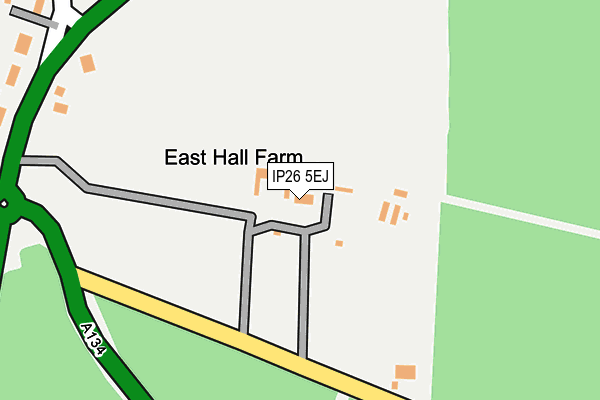 IP26 5EJ map - OS OpenMap – Local (Ordnance Survey)