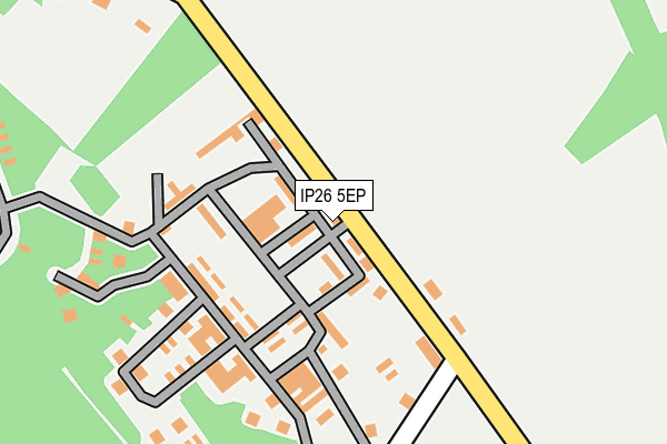 IP26 5EP map - OS OpenMap – Local (Ordnance Survey)