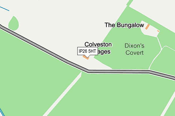 IP26 5HT map - OS OpenMap – Local (Ordnance Survey)