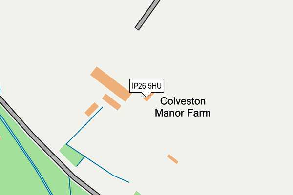 IP26 5HU map - OS OpenMap – Local (Ordnance Survey)