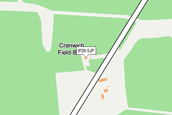 IP26 5JP map - OS OpenMap – Local (Ordnance Survey)