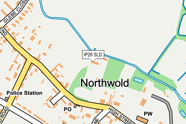 IP26 5LD map - OS OpenMap – Local (Ordnance Survey)