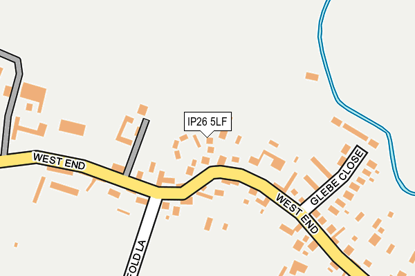 IP26 5LF map - OS OpenMap – Local (Ordnance Survey)