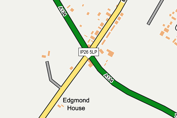IP26 5LP map - OS OpenMap – Local (Ordnance Survey)
