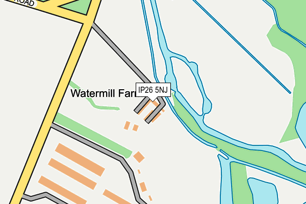 IP26 5NJ map - OS OpenMap – Local (Ordnance Survey)
