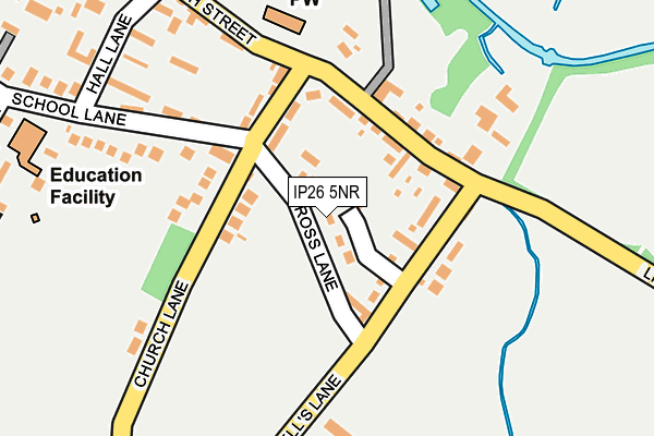 IP26 5NR map - OS OpenMap – Local (Ordnance Survey)