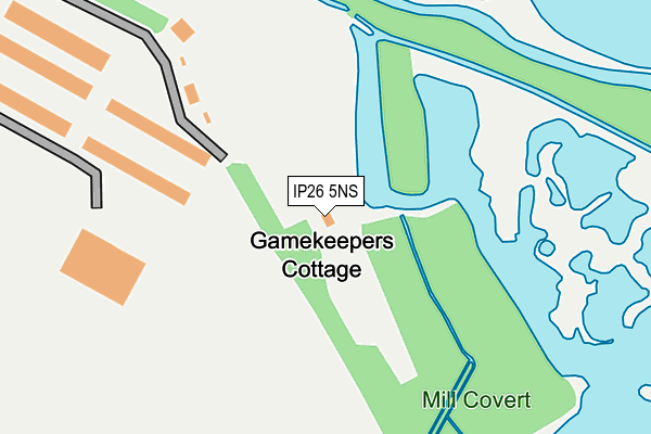 IP26 5NS map - OS OpenMap – Local (Ordnance Survey)