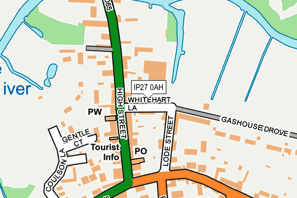 IP27 0AH map - OS OpenMap – Local (Ordnance Survey)