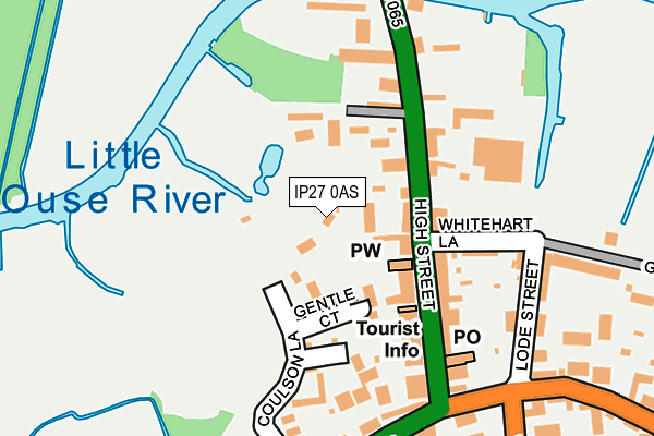 IP27 0AS map - OS OpenMap – Local (Ordnance Survey)