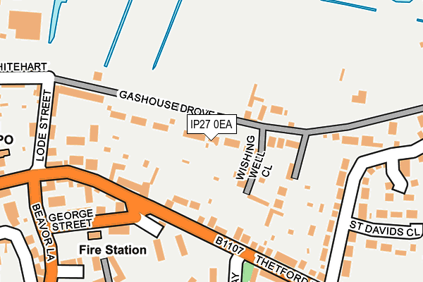 IP27 0EA map - OS OpenMap – Local (Ordnance Survey)