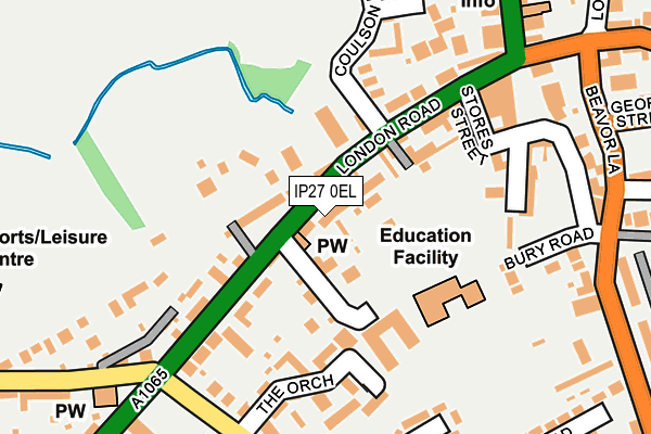 Map of ELEARNING EAST LTD at local scale