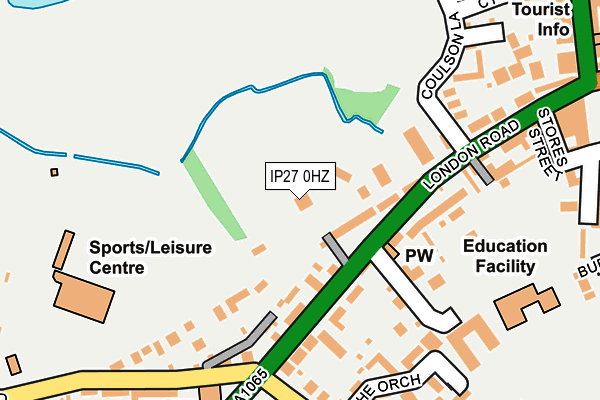 IP27 0HZ map - OS OpenMap – Local (Ordnance Survey)