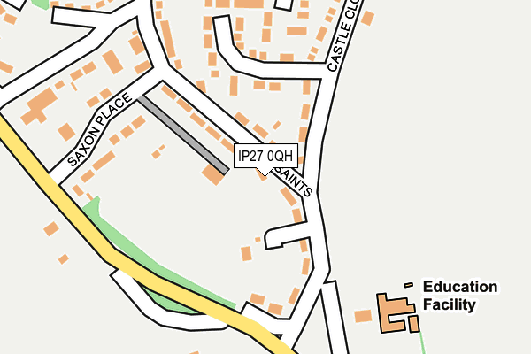 IP27 0QH map - OS OpenMap – Local (Ordnance Survey)