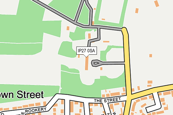 IP27 0SA map - OS OpenMap – Local (Ordnance Survey)