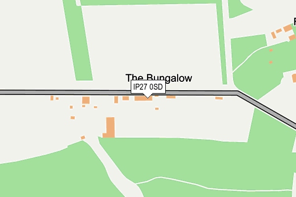 IP27 0SD map - OS OpenMap – Local (Ordnance Survey)