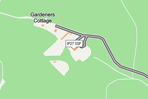 IP27 0SF map - OS OpenMap – Local (Ordnance Survey)