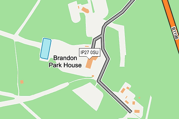 IP27 0SU map - OS OpenMap – Local (Ordnance Survey)