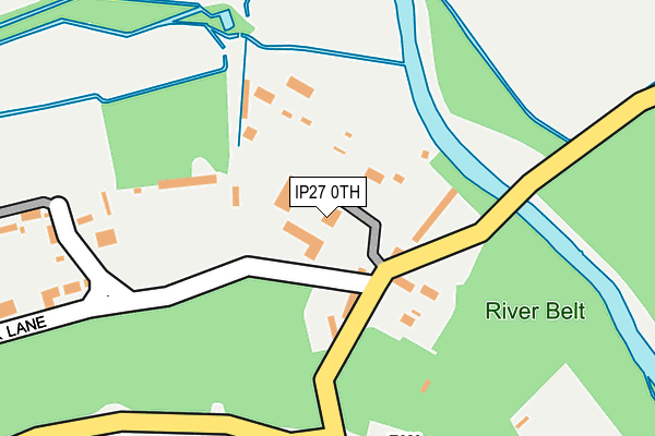 IP27 0TH map - OS OpenMap – Local (Ordnance Survey)