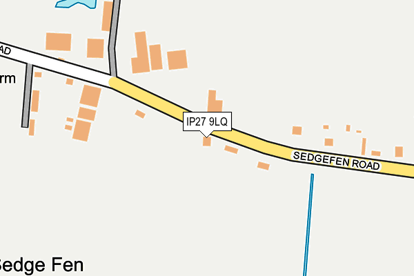 IP27 9LQ map - OS OpenMap – Local (Ordnance Survey)