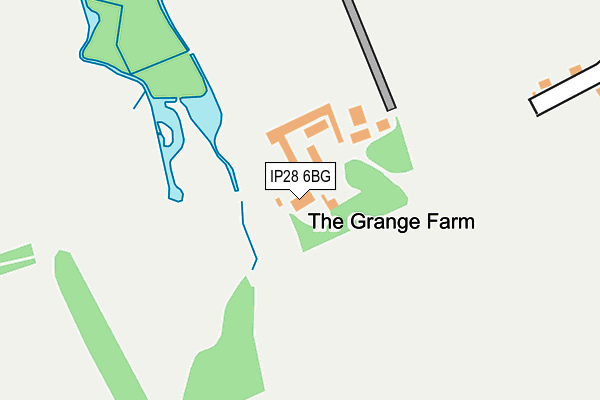 IP28 6BG map - OS OpenMap – Local (Ordnance Survey)