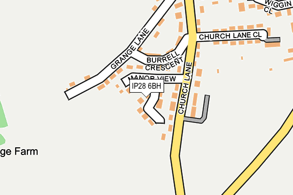 IP28 6BH map - OS OpenMap – Local (Ordnance Survey)