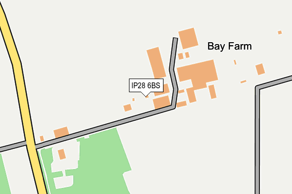 IP28 6BS map - OS OpenMap – Local (Ordnance Survey)
