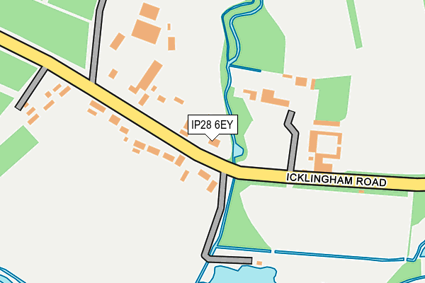 IP28 6EY map - OS OpenMap – Local (Ordnance Survey)