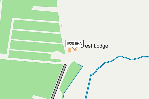 IP28 6HA map - OS OpenMap – Local (Ordnance Survey)