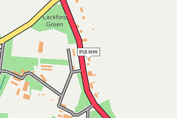 IP28 6HW map - OS OpenMap – Local (Ordnance Survey)