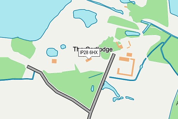 IP28 6HX map - OS OpenMap – Local (Ordnance Survey)