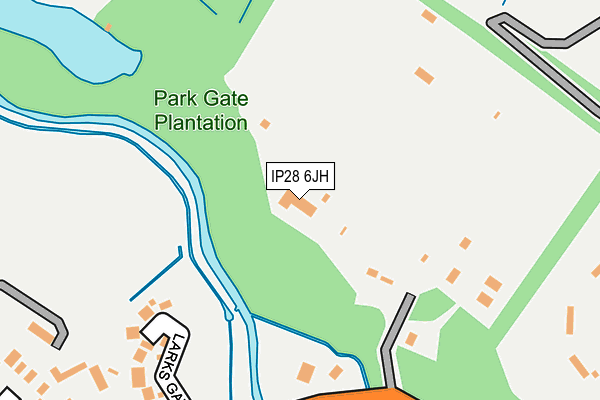 IP28 6JH map - OS OpenMap – Local (Ordnance Survey)