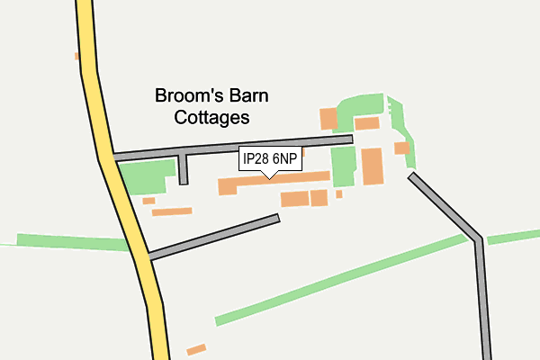 IP28 6NP map - OS OpenMap – Local (Ordnance Survey)